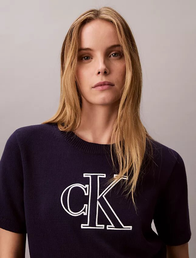 Maglione corto con Monogram Maglione corto con Monogram