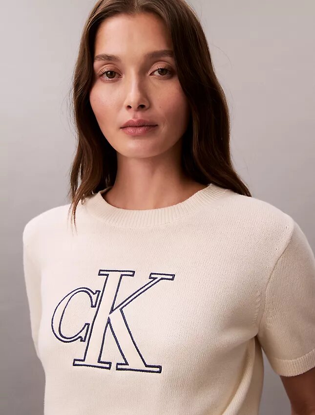Maglione corto con Monogram Maglione corto con Monogram