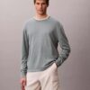 Maglione girocollo in misto lino Maglione girocollo in misto lino