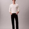 Maglione girocollo in misto merino extra fine Maglione girocollo in misto merino extra fine