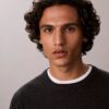 Maglione girocollo in misto merino extra fine Maglione girocollo in misto merino extra fine
