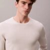 Maglione girocollo in misto merino extra fine Maglione girocollo in misto merino extra fine