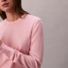 Maglione girocollo in misto merino extra fine Maglione girocollo in misto merino extra fine