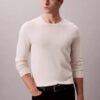 Maglione girocollo in misto merino extra fine Maglione girocollo in misto merino extra fine