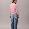 Maglione girocollo in misto merino extra fine Maglione girocollo in misto merino extra fine