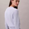 Maglione in ciniglia di cotone liscio con Monogram