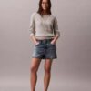 Maglione in cotone a trecce Maglione in cotone a trecce