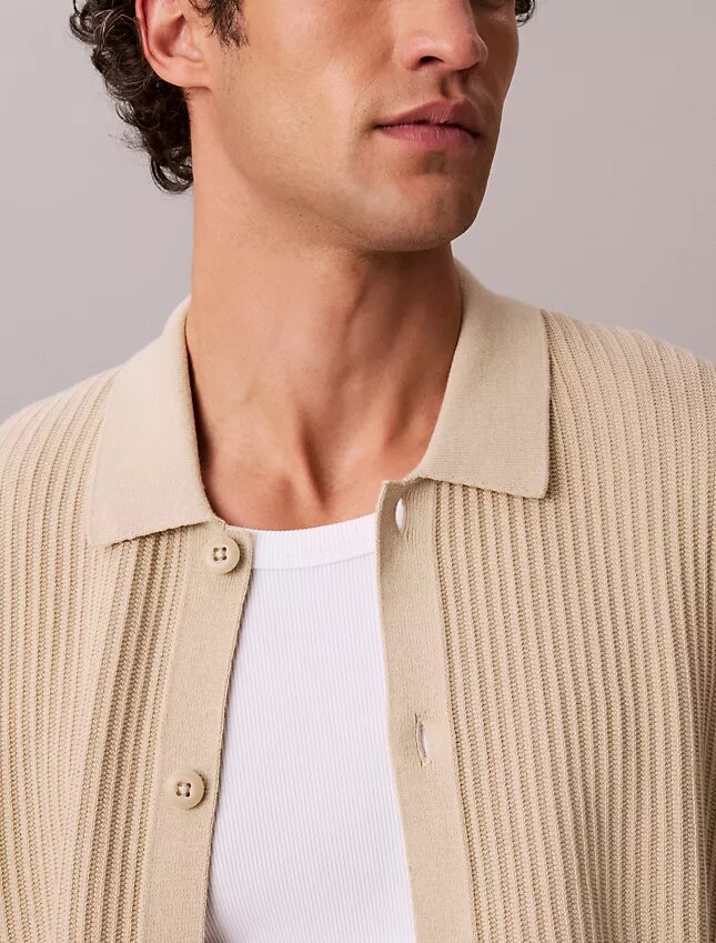 Maglione in cotone Camicia button-down Maglione in cotone Camicia button-down