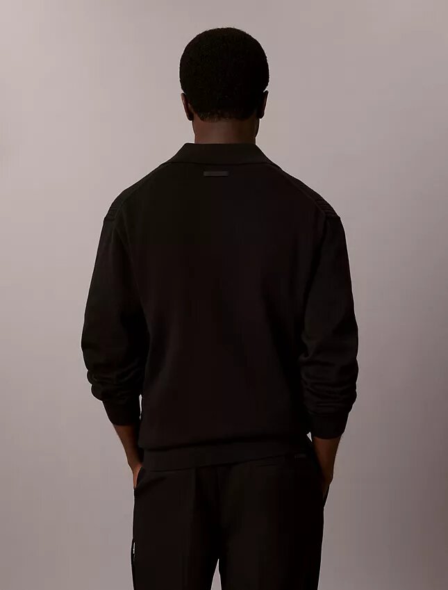 Maglione in cotone con bottoni sul davanti Maglione in cotone con bottoni sul davanti