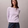 Maglione in cotone liscio con Monogram Maglione in cotone liscio con Monogram