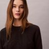Maglione in cotone liscio con Monogram Maglione in cotone liscio con Monogram