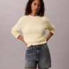 Maglione in cotone liscio con Monogram Maglione in cotone liscio con Monogram