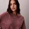 Maglione in cotone liscio con Monogram Maglione in cotone liscio con Monogram