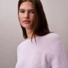Maglione in cotone liscio con Monogram Maglione in cotone liscio con Monogram