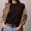 Maglione in cotone liscio con Monogram Maglione in cotone liscio con Monogram