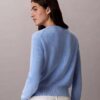 Maglione in cotone liscio con Monogram Maglione in cotone liscio con Monogram