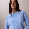 Maglione in cotone liscio con Monogram Maglione in cotone liscio con Monogram
