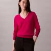 Maglione in lana merino con scollo a V Maglione in lana merino con scollo a V