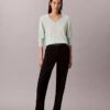 Maglione in lana merino con scollo a V Maglione in lana merino con scollo a V