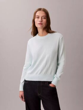 Maglione in morbido cotone con Monogram
