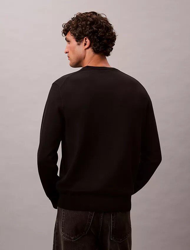 Maglione in morbido cotone con Monogram Maglione in morbido cotone con Monogram