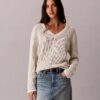 Maglione Monogram in morbido cotone dal taglio morbido Maglione Monogram in morbido cotone dal taglio morbido