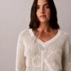 Maglione Monogram in morbido cotone dal taglio morbido Maglione Monogram in morbido cotone dal taglio morbido