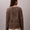 Maglione Monogram in morbido cotone dal taglio morbido Maglione Monogram in morbido cotone dal taglio morbido