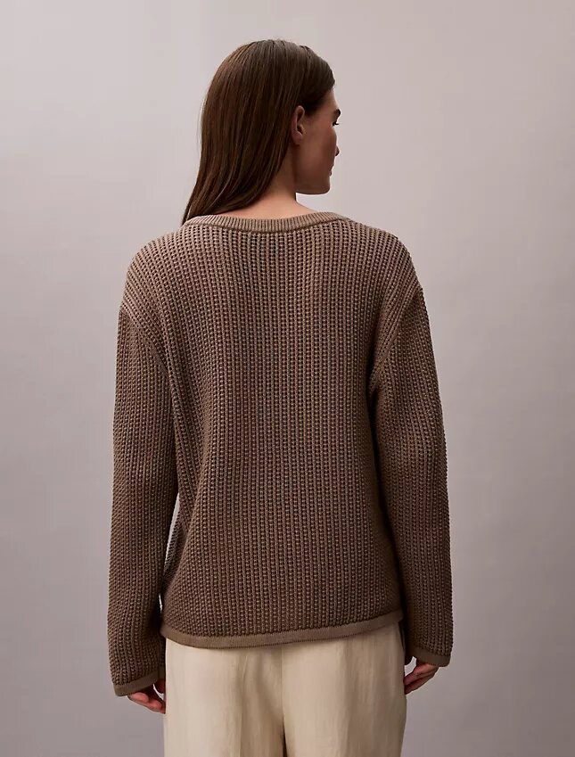 Maglione Monogram in morbido cotone dal taglio morbido Maglione Monogram in morbido cotone dal taglio morbido