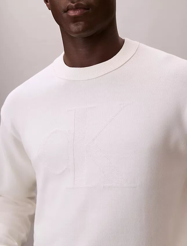 Maglione morbido in cotone con Monogram Maglione morbido in cotone con Monogram