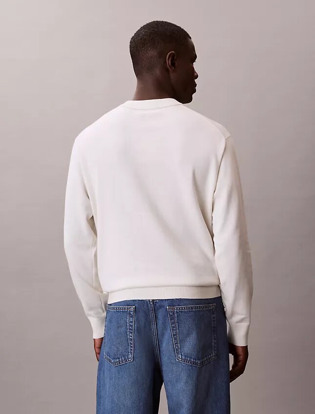 Maglione morbido in cotone con Monogram Maglione morbido in cotone con Monogram