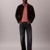 Maglione polo in cotone a trama waffle