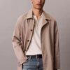 Maglione polo in cotone a trama waffle