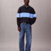 Maglione polo in cotone dalla vestibilità comoda