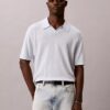 Maglione polo in misto lino Maglione polo in misto lino