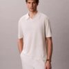 Maglione polo in misto lino Maglione polo in misto lino
