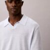Maglione polo in misto lino Maglione polo in misto lino