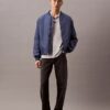 Maglione polo in misto lino