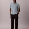 Maglione polo in misto lino Maglione polo in misto lino
