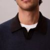 Maglione polo in misto lino Maglione polo in misto lino