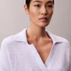 Maglione polo morbido in cotone