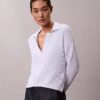Maglione polo morbido in cotone