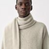 Maglione Rex con maniche a sciarpa in cashmere Maglione Rex con maniche a sciarpa in cashmere