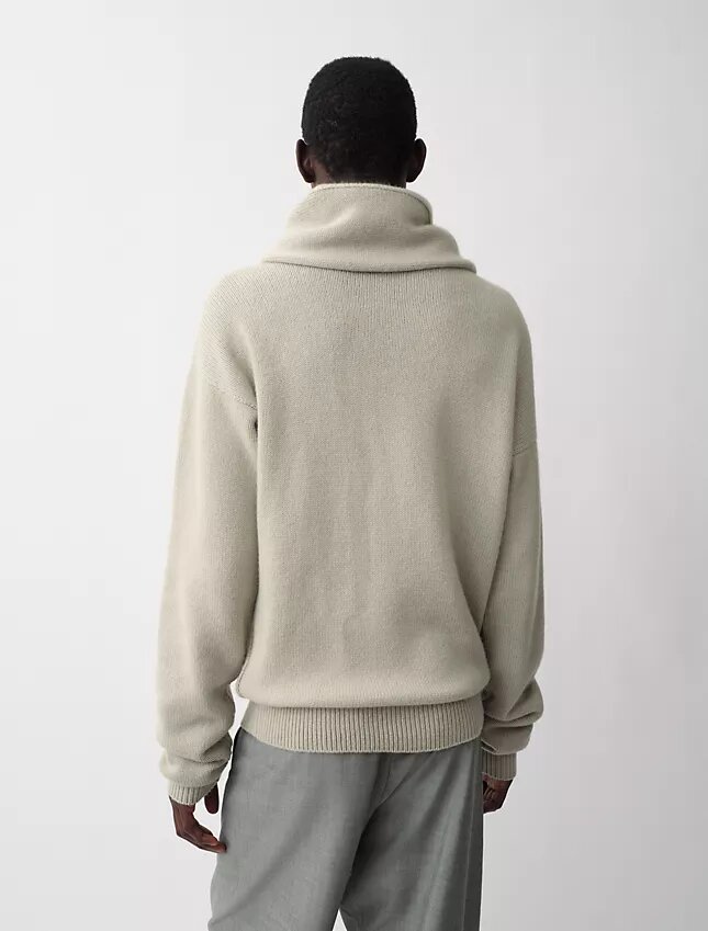 Maglione Rex con maniche a sciarpa in cashmere Maglione Rex con maniche a sciarpa in cashmere