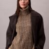 Maglione senza maniche a costine Maglione senza maniche a costine