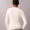 Maglione slim a coste in cotone Maglione slim a coste in cotone