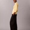 Maglione slim a coste in cotone Maglione slim a coste in cotone