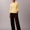 Maglione slim a coste in cotone Maglione slim a coste in cotone