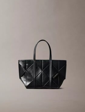 Mini borsa a tracolla in tessuto