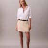 Mini gonna in cotone chino Mini gonna in cotone chino